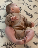 Cache-couche bulle en coton gaufré "Ourson"