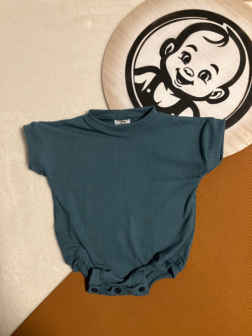 Le Cache-couche Bulle - Texture Côtelée Manches Courtes