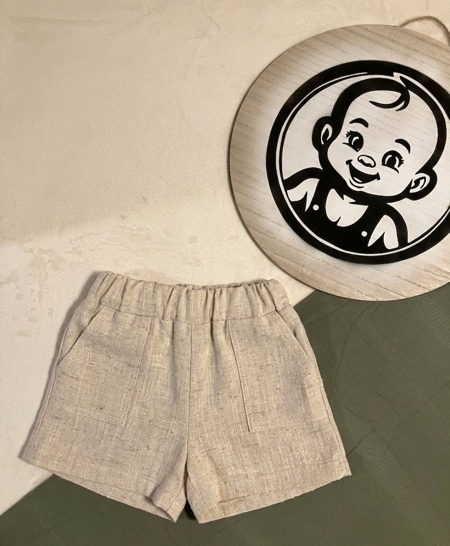 Short Aventure en Viscose de Lin