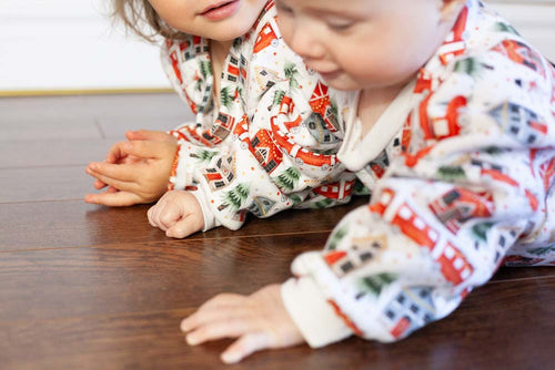 Chandail Raglan en coton ouaté de Noël