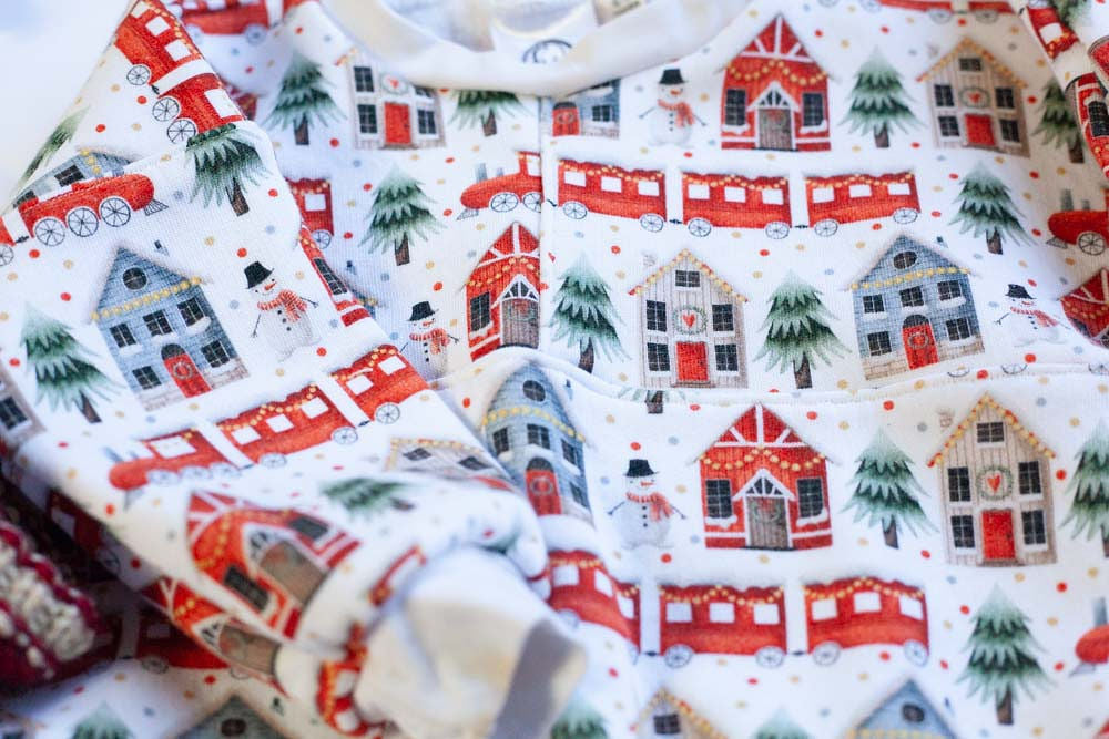 Cache-couche bulle en coton ouaté de Noël